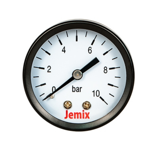 Манометр  "JEMIX" (осевое подкл.), 0-10 бар, д 50мм